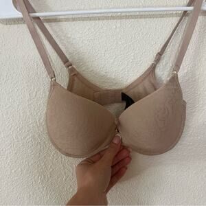 Natori 136059 nude tan floral underwire bra 32C